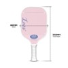 Luzz Kids Pickleball Paddle – Lightweight 6oz Youth Pink Paddle with Comfortable Grip Perfect for Children Beginners - 4 of 4