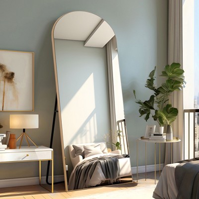 PexFix Arch Solid Wood Full Length Mirror Floor Mirror