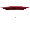Maria 6x9 ft uv-cut Patio Cantilever Umbrella with Crank and Push Button Tilt without flap, Outdoor Furniture - Maison Boucle - 2 of 4