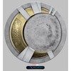 Women's Marvel: Moon Knight Gold Mummy Wrapped Crescent Moon Emblem T-Shirt - 2 of 4