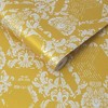 Geo Damask Yellow Geometric Paste the Wall Wallpaper - 3 of 4