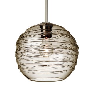 Besa Lighting Wave 10 1 - Light Pendant in  Satin Nickel - 1 of 1