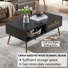 Probe Hues 42 Inch W. Coffee Table with Shelve and Drawer - 4 of 4