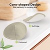 KeaBabies 14pk Organic Nursing Pads, Washable Breast Pads for Breastfeeding, Reusable Nipple Pads, Breastfeeding Essentials - 4 of 4