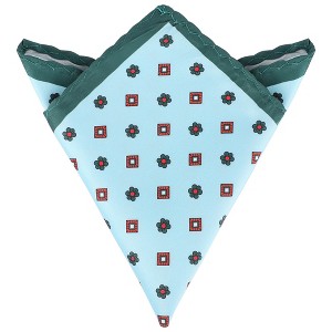 INSPIRE CHIC Men's Classic Modern Geometric Pocket Squares - 1 of 4