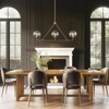 Rennnsan Adryssa 39"W 3-Light Linear Glass Modern Dimmable Kitchen Island Pendant in Black - 2 of 4