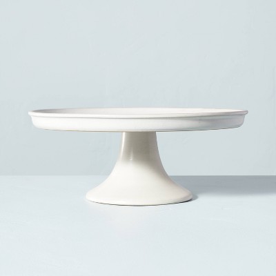 Ribbed Large Glass Cake Stand Clear - Threshold™ : Target