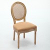 Sapphtopaz French Style Dining Chairs Set of 2 Upholstered Backrest Chair for Kitchen, Dining Room - 4 of 4