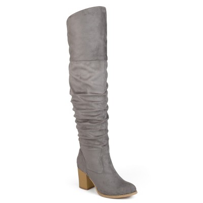 Journee Women's Wide Calf and Wide Width Wide Calf Kaison Boots