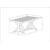Morie Farmhouse Wood Rectangle Dining Table - Brown - Threshold™ - image 4 of 4
