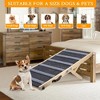 Portable Dog Ramp, Folding Pet Ramp,43.3" Long Dog Ramps for Bed Couch Car, 6 Adjustable Height from 14.5" to 25", Rated for 132 lbs - 4 of 4