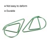 Unique Bargains Drop-Shaped Decorative Bookmark Metal Small Size Paper Clip 100 Pcs - 4 of 4