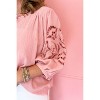 Women's Antique Rose Gauze Blouse - Easel - 2 of 2