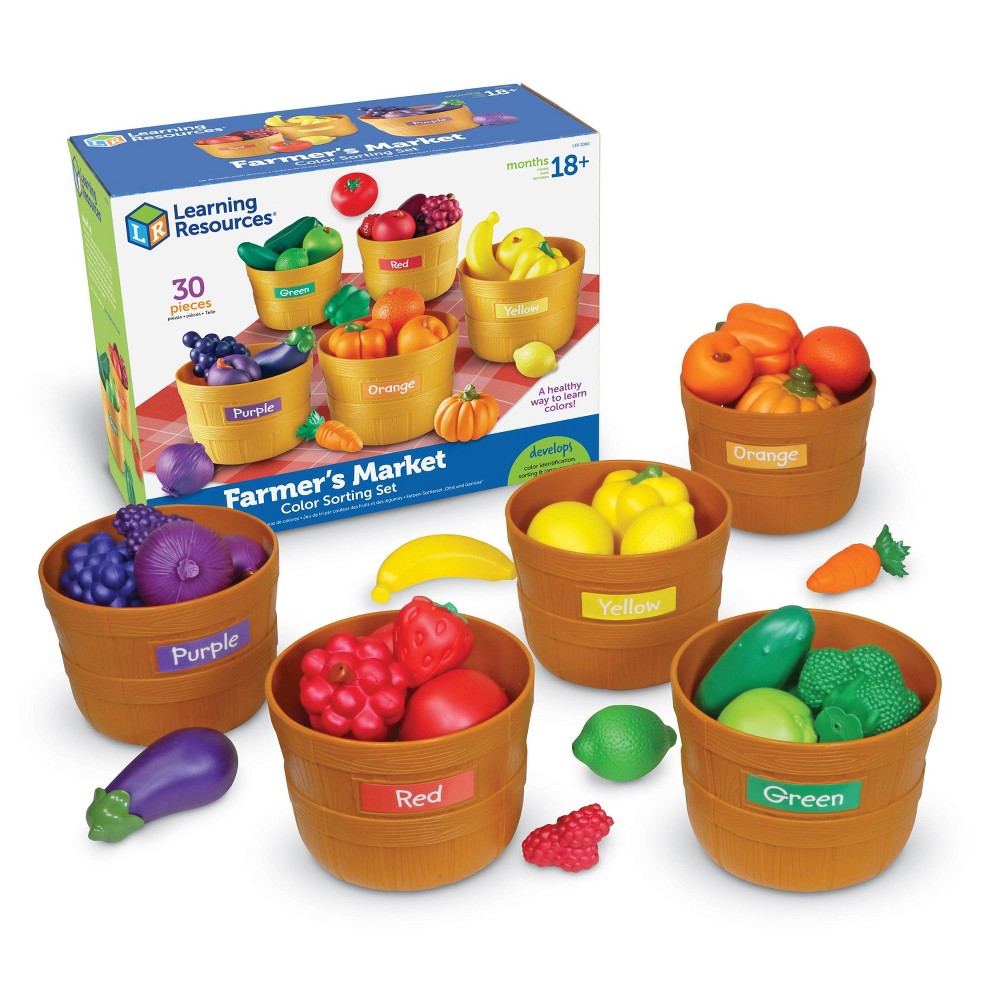 UPC 765023030600 product image for Learning Resources Farmers Market Sorting Set | upcitemdb.com