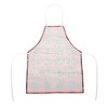Unique Bargains Christmas Aprons Linen Red Black Beige 21.65"x26.77" 1 Pcs - 4 of 4