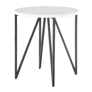 Kinsler Round End Table White - Picket House Furnishings