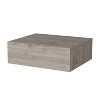 Sapphtopaz Floating Nightstand with Spacious Storage Drawer Modern Night Stand with Wall-Mounted Design, Bedside Table for Bedroom, Living Room - 3 of 4