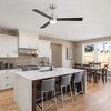 Airsurfer 52-inch 3-Blade Integrated Ceiling Fan with LED Light and Remote - 2 of 4
