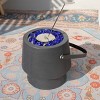 Moda Furnishings 9.8 In. Smokeless Outdoor Tabletop Citronella Oil Fireplace - 2 of 4
