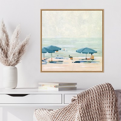 Sylvie Maple Framed Coastal Landscape Canvas Print, 22 x 22 Inches