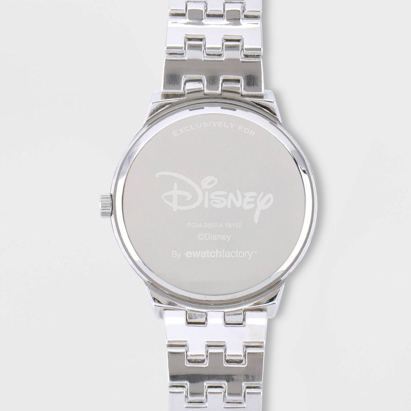 Women&#39;s Disney Minnie Mouse Glitz Bracelet Watch - Silver, 4 of 6