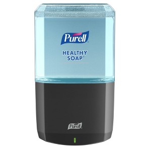 Purell 6434-01 Healthy Soap Wall Mount Soap Dispenser, Black/Clear - 1 of 1