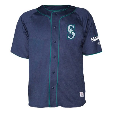 Mlb Seattle Mariners Men's Button-down Jersey - Xl : Target