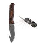 Benchmade 15004 Saddle Mountain Skinner Fixed Blade Knife with Knife Sharpener