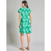 Short Sleeve Side Button Swing Dress - 3 of 3