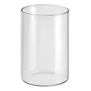 Unique Bargains High Borosilicate Glass Wear Resistant Clear Cylinder Vase - 1 of 4