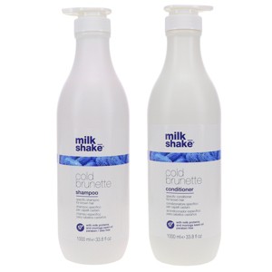 milk_shake Cold Brunette Shampoo 33.8 oz & Cold Brunette Conditioner 33.8 oz Combo Pack - 1 of 4