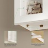 LOVMOR 15"W*12"D*42"H Plywood Kitchen Wall Cabinet without Glass in Shaker White - 4 of 4