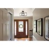 Urban Ambiance Luxury Transitional Indoor Ceiling Light,  12''H x 14"W x 19-7/8''D,  Matte Black Finish, UHP4730 - 2 of 4