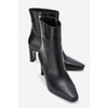 Elias - Black Genuine Leather Block Heel Boot (Women) | Forever & Always Shoes - 2 of 4