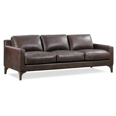 target leather couch