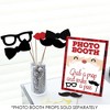 Big Dot of Happiness Jolly Santa Claus Photo Booth Sign - Christmas Party Decor - Printed on Sturdy Plastic - 10.5 x 13.75" Sign with Stand - 1 Piece - 2 of 4
