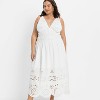 Women's Eyelet Maxi A-Line Dress - Future Collective - 3 of 3