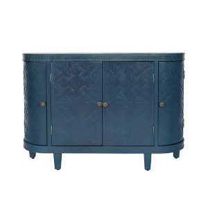 Bella Depot 47'' Oval Buffet Sideboard Storage Cabinet with 4 Sliding Door - 1 of 4