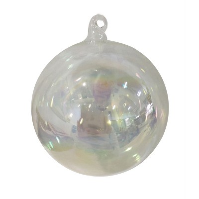 Season's Designs Christmas Tree 120Mm Glass Ornamentament Bulk Pack Transluce