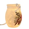 Stony Creek 4.0 Inch Winter Cardinal Couple Pre-Lit Small Jar Christmas Lighted Glass Accent , Christmas Decor Illuminated Vase Cardinals (1PC) - 4 of 4