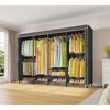 VIPEK V40C Plus Heavy Duty Clothes Rack with Cover, Extra Large Covered Wardrobe Closet Black Rack with Polyester Fabric Cover, Max Load 1300lbs - 2 of 4