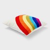 Pride 14"x14" Rainbow Square Throw Pillow - 2 of 3