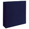 Avery Heavy-Duty View Binder w/Locking 1-Touch EZD Rings 3" Cap Navy Blue 79803 - 2 of 4