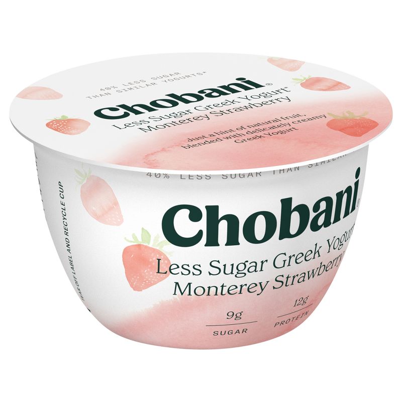 Chobani Monterey Strawberry Low Fat Blended Greek Yogurt - 5.3oz, 3 of 10