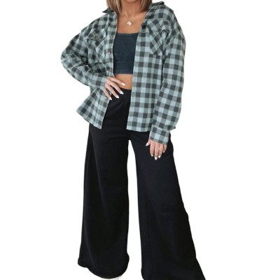 Women's Called It Checkered Flannel - SHE + SKY