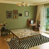 FUFU&GAGA Sturdy Wooden Minimalist Platform Bed Frame  800 Lbs Capacity, 3 Finishes Choices No Box Spring  Breathable & Easy Assembly - 4 of 4