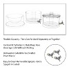 Hastings Home 2-Tier Shatterproof 1.7 Gallon Beverage Dispenser with Stackable Layers, Inner Ice Cylinders, and Spigots - 3 of 4