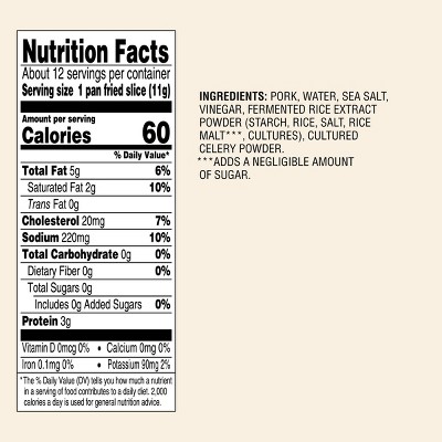No Sugar Uncured Bacon - 12oz - Good & Gather™