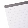 Russell+Hazel To-Do Adhesive Notes Charcoal 150ct: Sticky Notes, Office Supplies, 4x6 Inches, Matte Paper, 50 Sheets - 4 of 4