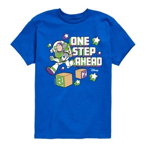 Boys' - Toy Story - Buzz Lightyear Blocks One Step Ahead Short Sleeve Graphic T-Shirt - 1 of 4